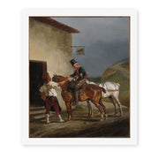 Theodore Gericault - The White Horse Tavern - canvas print hero