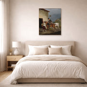Theodore Gericault - The White Horse Tavern - poster print lifestyle bedroom unframed