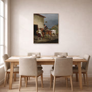 Theodore Gericault - The White Horse Tavern - poster print lifestyle dining unframed