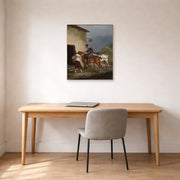 Theodore Gericault - The White Horse Tavern - poster print lifestyle office unframed