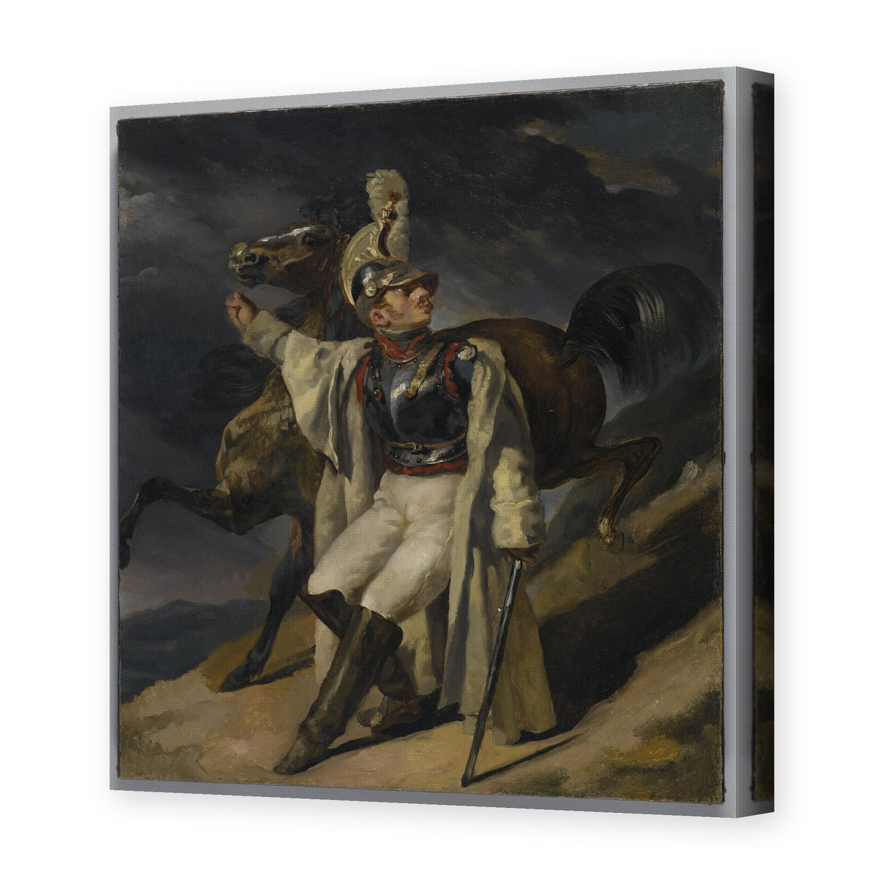 Theodore Gericault - The Wounded Cuirassier - gallery wrap hero