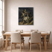 Theodore Gericault - The Wounded Cuirassier - gallery wrap lifestyle dining