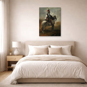 Theodore Gericault - Trumpeter of the Hussars - gallery wrap lifestyle bedroom