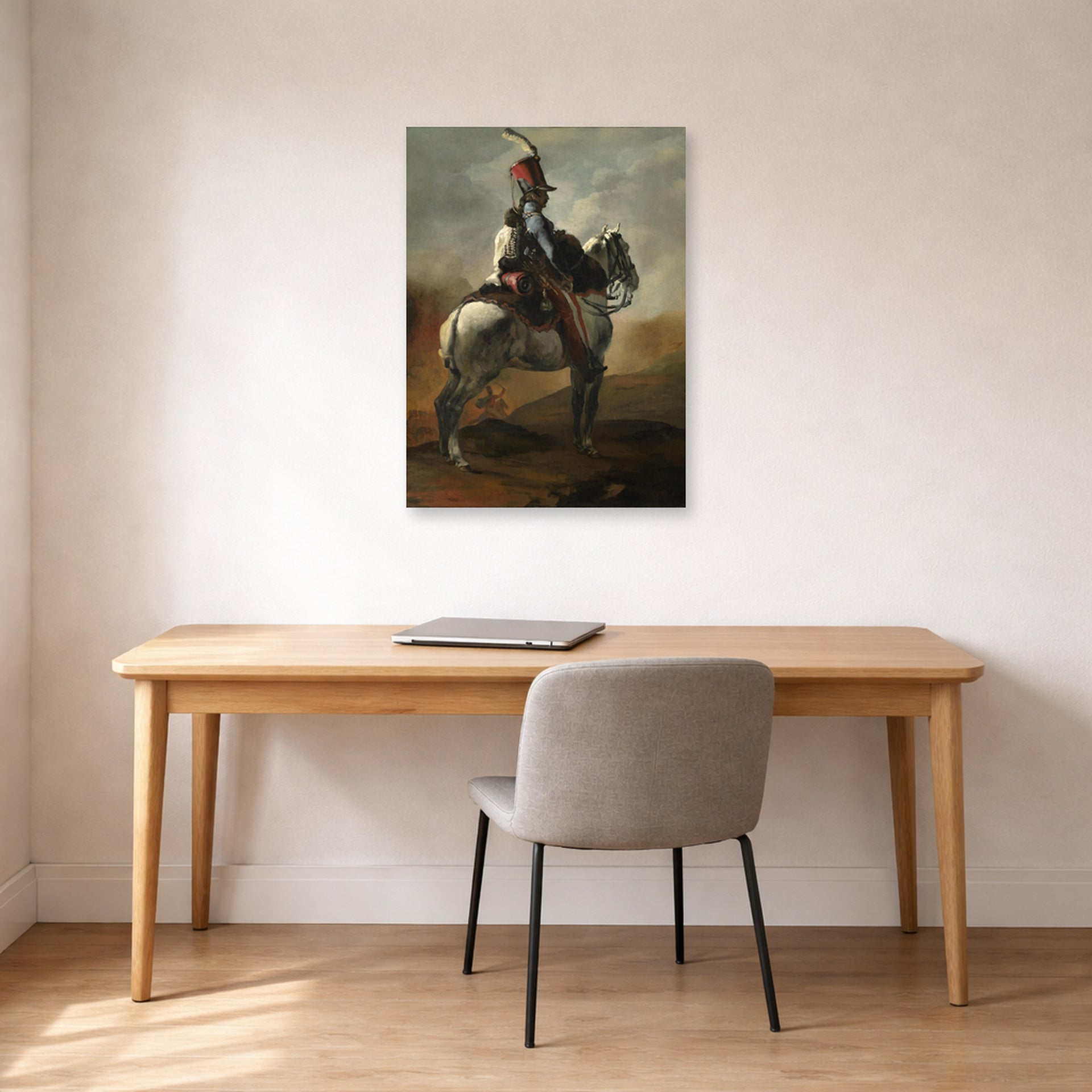 Theodore Gericault - Trumpeter of the Hussars - poster print lifestyle office unframed
