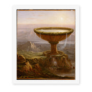 Thomas Cole's 'Der Pokal des Riesen' painting reproduced as a rolled canvas print