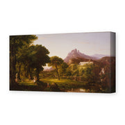 Thomas Cole's 'Dream of Arcadia' painting reproduced as a gallery-wrapped canvas print