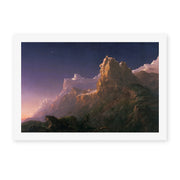 Thomas Cole's 'Prometheus Bound' painting reproduced as a rolled canvas print