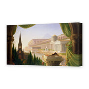Thomas Cole's 'The Architect's Dream' painting reproduced as a gallery-wrapped canvas print
