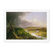 Thomas Cole's 'The Oxbow (The Connecticut River near Northampton 1836)' painting reproduced as a rolled canvas print