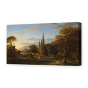 Thomas Cole's 'The Return' painting reproduced as a gallery-wrapped canvas print
