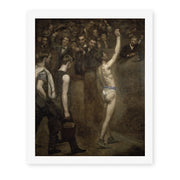 Thomas Eakins's 'Salutat' painting reproduced as a rolled canvas print