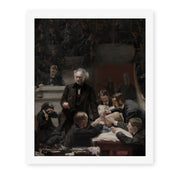 Thomas Eakins's 'The Gross Clinic' painting reproduced as a rolled canvas print, an 1875 depiction of surgeon Dr. Samuel Gross operating at Jefferson Medical College, now considered one of American art's masterpieces