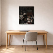 Gallery-wrapped canvas print of Thomas Eakins's The Gross Clinic displayed on a wall in a office