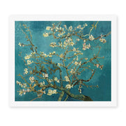 Vincent van Gogh's 'Blossoming Almond Tree' painting reproduced as a rolled canvas print