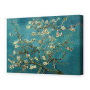 Vincent van Gogh's 'Blossoming Almond Tree' painting reproduced as a gallery-wrapped canvas print