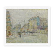 Vincent van Gogh's 'Boulevard De Clichy' painting reproduced as a rolled canvas print