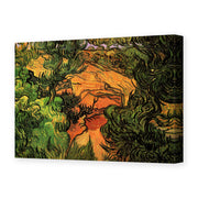 Vincent van Gogh's 'Entrance to a Quarry' painting reproduced as a gallery-wrapped canvas print