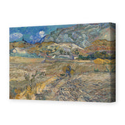 Vincent van Gogh's 'Landscape at Saint Rimy' painting reproduced as a gallery-wrapped canvas print