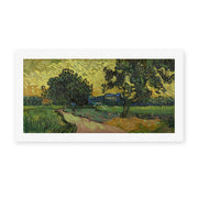 Vincent van Gogh's 'Landscape at Twilight' painting reproduced as a rolled canvas print