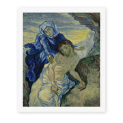 Vincent van Gogh's 'Pieta' painting reproduced as a rolled canvas print