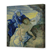 Vincent van Gogh's 'Pieta' painting reproduced as a gallery-wrapped canvas print