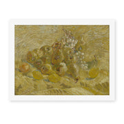 Vincent van Gogh's 'Quinces, Lemons, Pears and Grapes' painting reproduced as a rolled canvas print