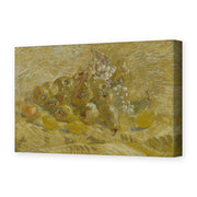 Vincent van Gogh's 'Quinces, Lemons, Pears and Grapes' painting reproduced as a gallery-wrapped canvas print