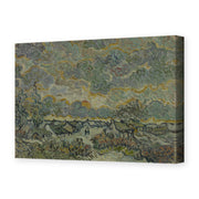 Vincent van Gogh's 'Reminiscence of Brabant' painting reproduced as a gallery-wrapped canvas print