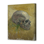 Vincent van Gogh's 'Skull' painting reproduced as a gallery-wrapped canvas print