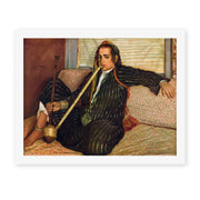 Vincent van Gogh's 'Smoking Hashish' painting reproduced as a rolled canvas print