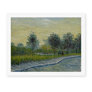 Vincent van Gogh's 'Square Saint Pierre at Sunset' painting reproduced as a rolled canvas print