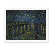 Vincent van Gogh's 'Starry Night' painting reproduced as a rolled canvas print