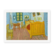 Vincent van Gogh's 'The Bedroom' painting reproduced as a rolled canvas print