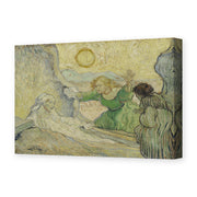 Vincent van Gogh's 'The Raising of Lazarus' painting reproduced as a gallery-wrapped canvas print