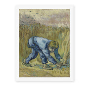 Vincent van Gogh's 'The Reaper' painting reproduced as a rolled canvas print