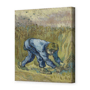Vincent van Gogh's 'The Reaper' painting reproduced as a gallery-wrapped canvas print