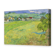 Vincent van Gogh's 'View of Vessenots Near Auvers' painting reproduced as a gallery-wrapped canvas print