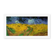 Vincent van Gogh's 'Wheat Field with Crows' painting reproduced as a rolled canvas print