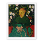 Vincent van Gogh's 'Women Rocking a Cradle' painting reproduced as a rolled canvas print