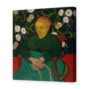 Vincent van Gogh's 'Women Rocking a Cradle' painting reproduced as a gallery-wrapped canvas print