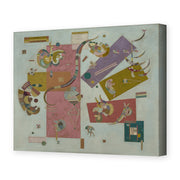 Wassily Kandinsky's 'Blue World' painting reproduced as a gallery-wrapped canvas print
