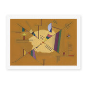 Wassily Kandinsky's 'Diagonale' painting reproduced as a rolled canvas print