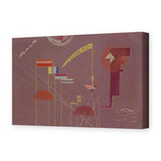 Wassily Kandinsky's 'Dicht' painting reproduced as a gallery-wrapped canvas print