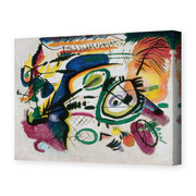 Wassily Kandinsky's 'Fragment I for Composition VI' painting reproduced as a gallery-wrapped canvas print