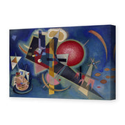 Wassily Kandinsky's 'Im Blau' painting reproduced as a gallery-wrapped canvas print