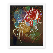 Wassily Kandinsky's 'Movement I' painting reproduced as a rolled canvas print