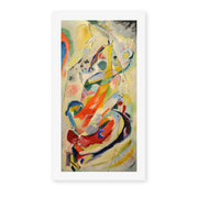 Wassily Kandinsky's 'Panel for Edwin R. Campbell No. 1' painting reproduced as a rolled canvas print