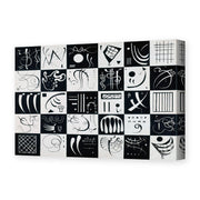 Wassily Kandinsky's 'Trente' painting reproduced as a gallery-wrapped canvas print