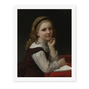 William-Adolphe Bouguereau's 'Distraction' painting reproduced as a rolled canvas print