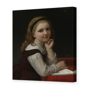William-Adolphe Bouguereau's 'Distraction' painting reproduced as a gallery-wrapped canvas print